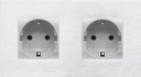 ARNO CARRE -COVERPL 4MOD CENT 71 MM alu