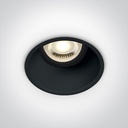 5291889052401Black  GU10 50W SEMI TRIMLESS Noir