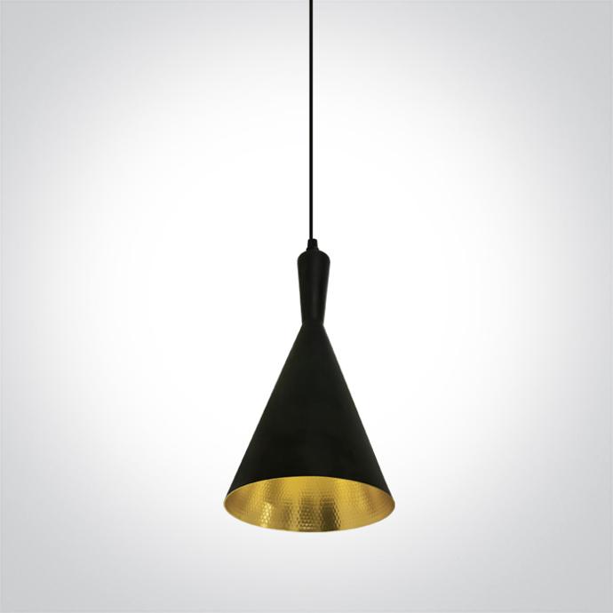 E27 12W Aluminium Retro pendant with 160cm supension, IP20