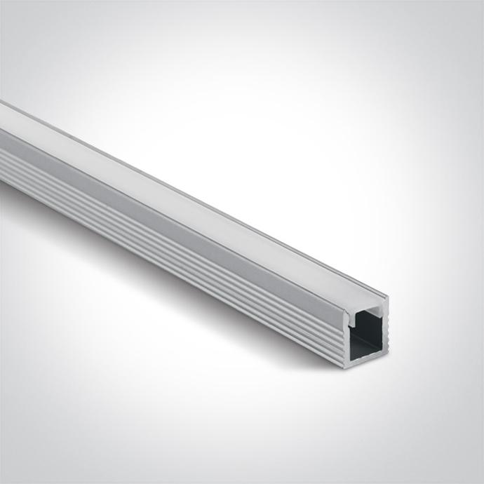 ALU SURFACE PROFILE 2m FOR 5mm STRIPS + PC OPAL DIFF