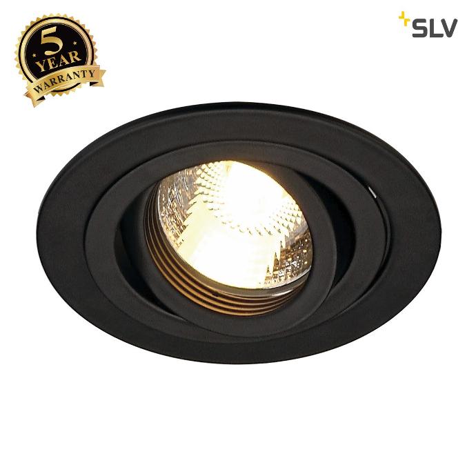 NEW TRIA 1 encast.  QR-C51 rond noir max. 50W incl.