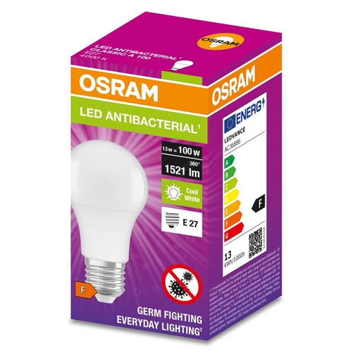 [100OSRA100138287] AMP STD  LED CLAS A100 13W 2700K E27 OSRAM