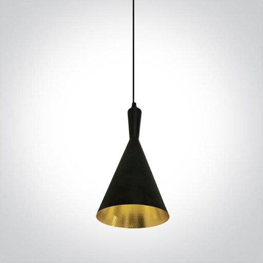 [OLI63040BBS] E27 12W Aluminium Retro pendant with 160cm supension, IP20