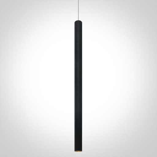 [OLI63108ABW] 5291889060413BLACK PENDANT TUBE 6W COB LED COMPLETE WITH DRIVER 700MA IP20