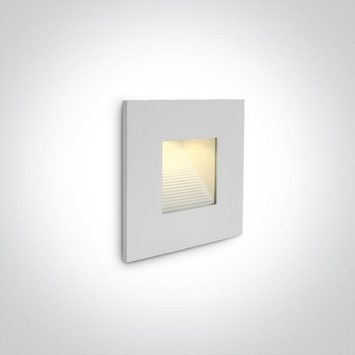 [OLI68006WW] WHITE WALL RECESSED 1W LED WW IP44 220-240V