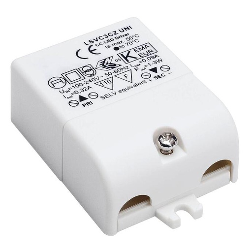 [SLV464302] OUT - remp par   464202  AlimLED 12W 700mA serre-cÔble inclusOUT